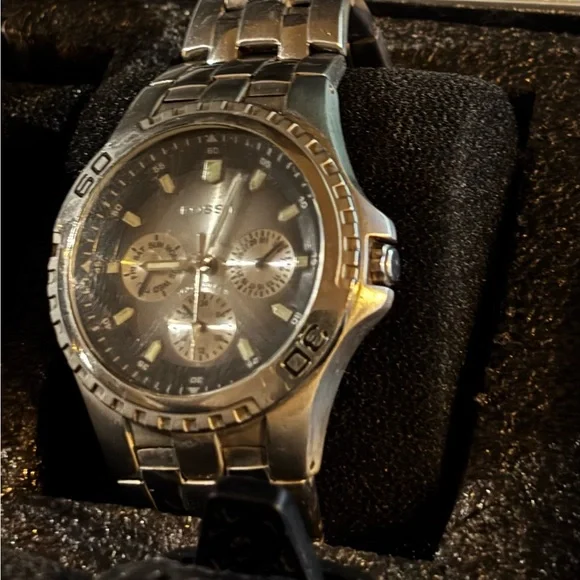 Fossil Stainless Steel Chronograph Watch